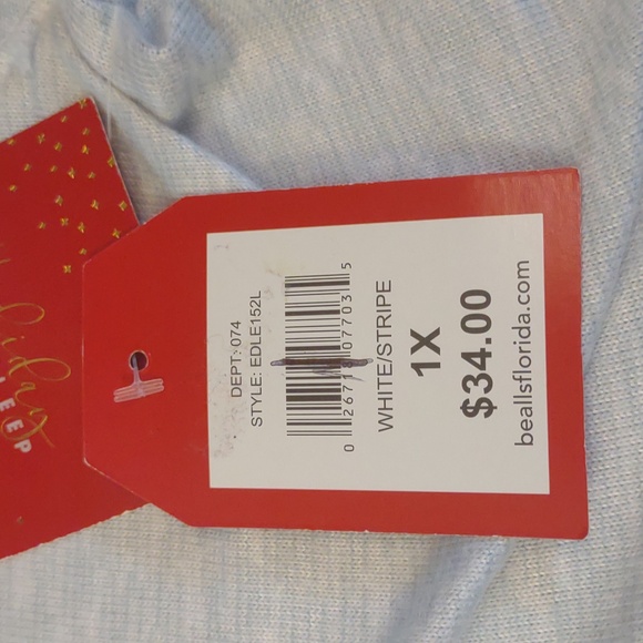 FLASH SALE 🎄🎄 +SZ NWT 2PC. Christmas PJ'S SZ 1X By Brighten The Season - Picture 10 of 11